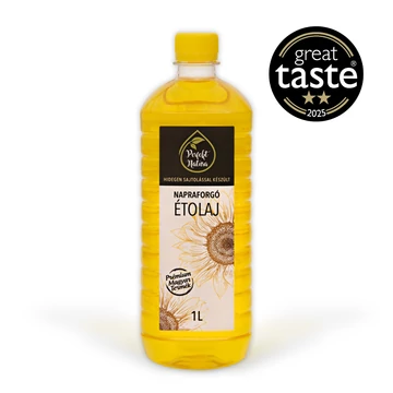 Hidegen sajtolt Napraforgó olaj – 1 liter